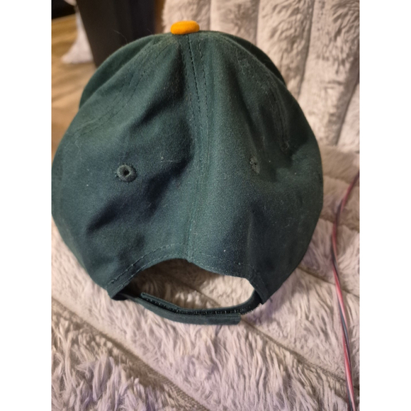 Oakland A’s TEAM MLB OC SPORTS Adjustable Baseball Cap Hat Green/Yellow VGC - Picture 3 of 5